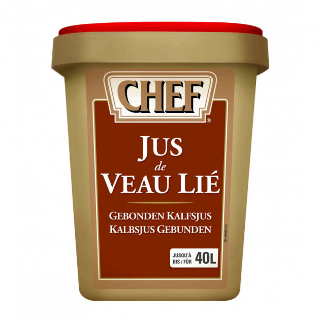 Jus de veau lié CHEF boite 1,2 kg Epicerie Select