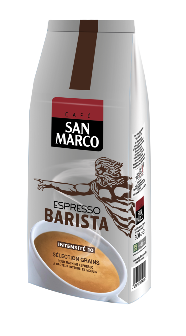 Café espresso Barista grain SAN MARCO 500 grs - Epicerie Select