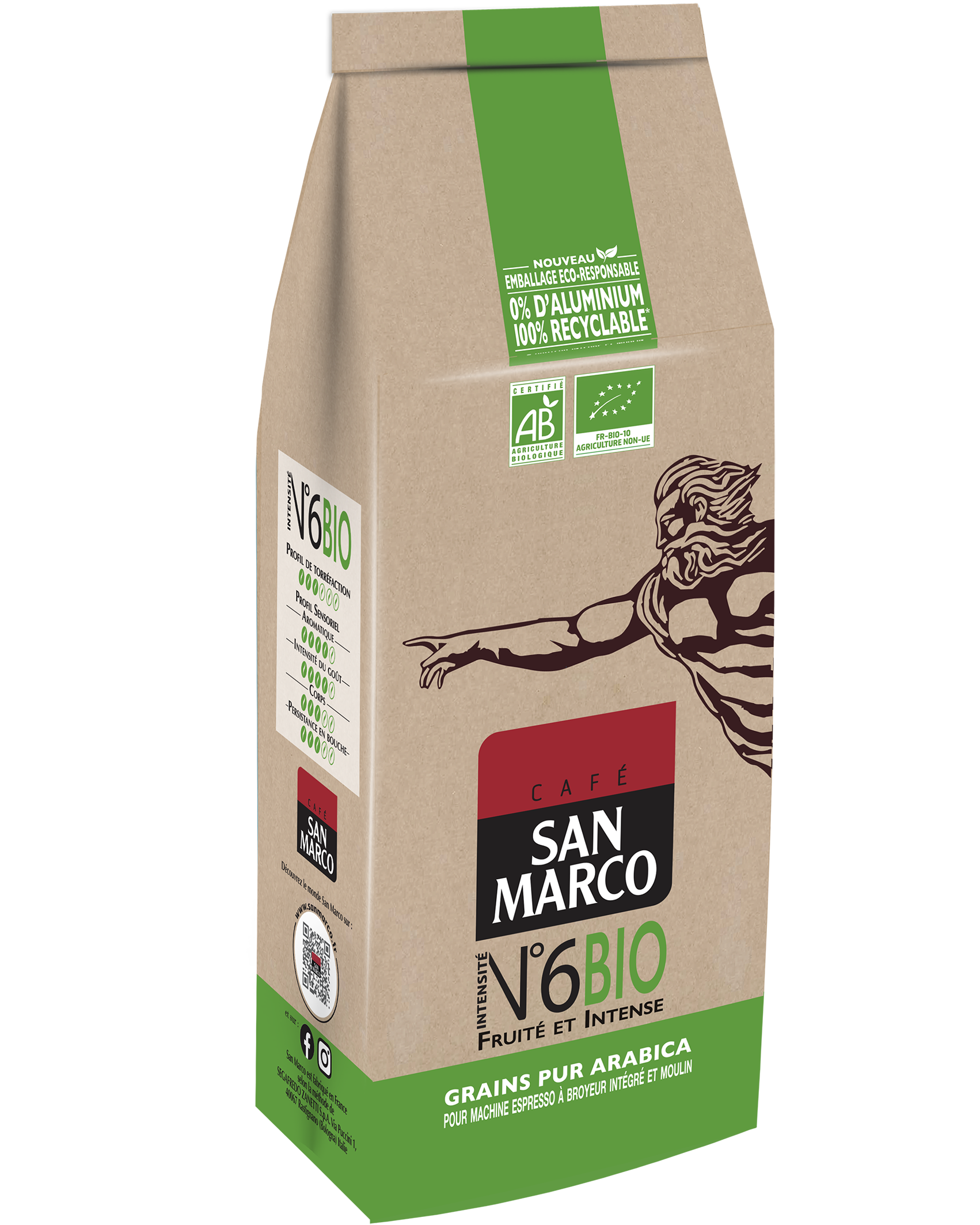 Café en grain Bio SAN MARCO 500 grs