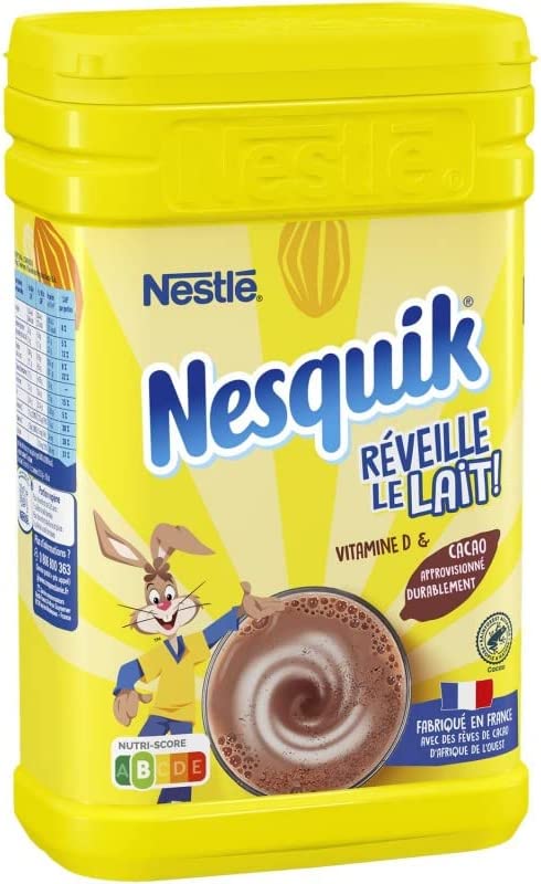 Chocolat en poucre NESQUIK boite de 1 kg - Epicerie Select